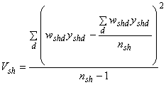 Formula 9: Statistical formula